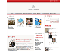 Tablet Screenshot of emprenden.com